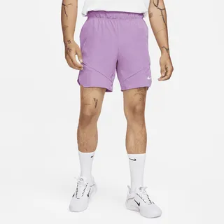Nike Men's Court Dri-FIT Advantage 7" Tennis Shorts in Purple