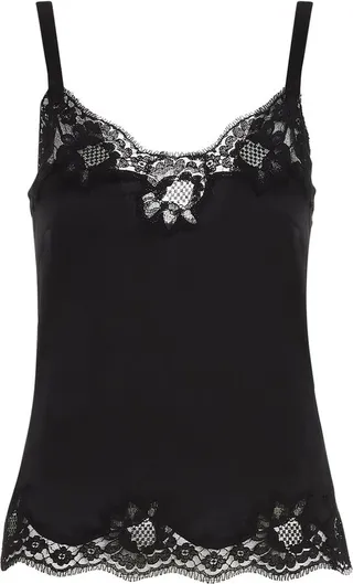 Dolce & Gabbana Lace Hem Camisole