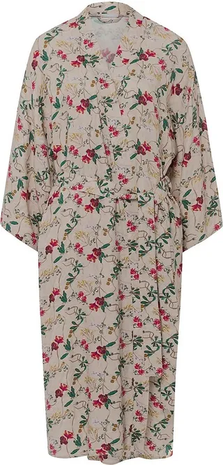 Floral Knee-Length Robe