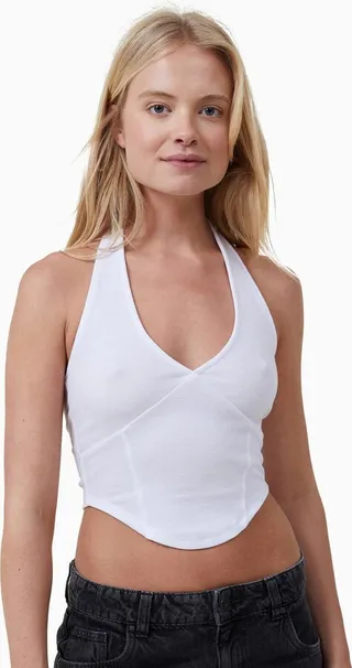 Cotton On Women's Alexia Corset Halter Top