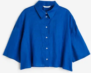 Oversized Linen Shirt