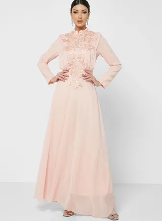 Embroidered Detail Dress