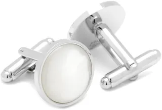 Silver and Mother of Pearl Cufflinks