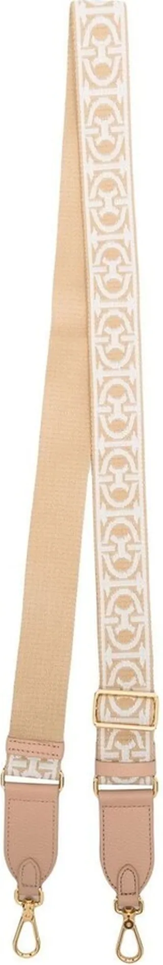 Monogram Embroidered Shoulder Strap