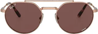Jack Titanium round-frame sunglasses