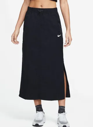 Essential Woven High-Rise Skirt