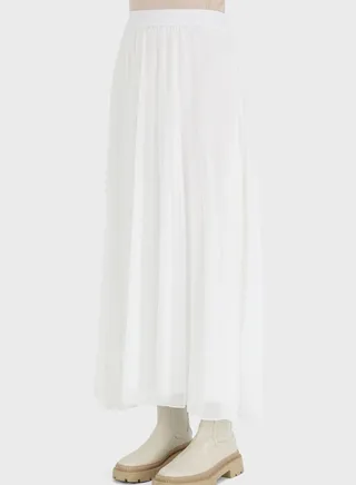 Plisse High Waist Skirt