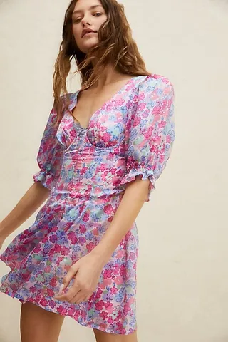 For Love & Lemons Angie Mini Dress by For Love & Lemons at Free People