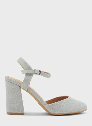 Wide Fit Sicily 2 Mid Heel Pumps