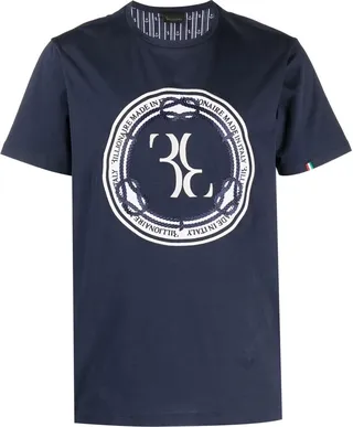 logo-print T-shirt