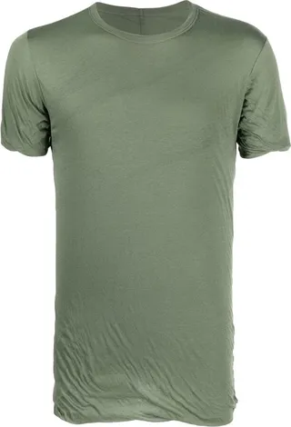 ruched short-sleeved T-shirt