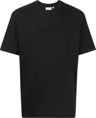 logo-embroidered short-sleeve T-shirt