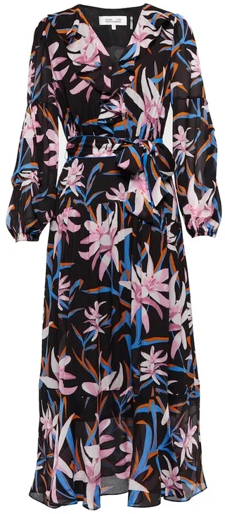 Jaxson floral crepe midi dress