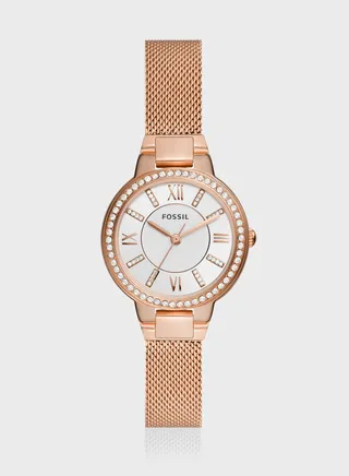 Classic Mesh Strap Analog Watch