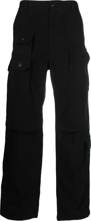 Straight-Leg Cargo-Pocket Trousers