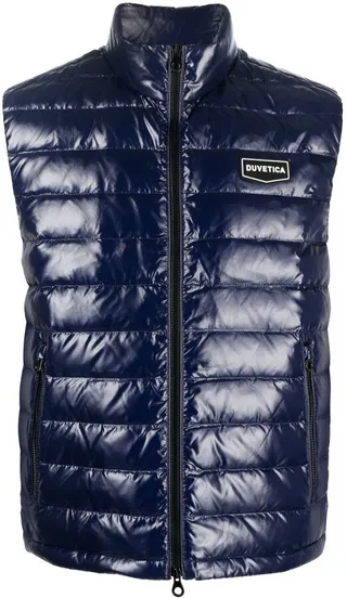 Logo-Patch Quilted Gilet