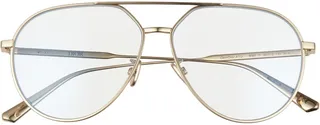 Christian Dior Gemdior 58mm Round Blue Light Blocking Glasses