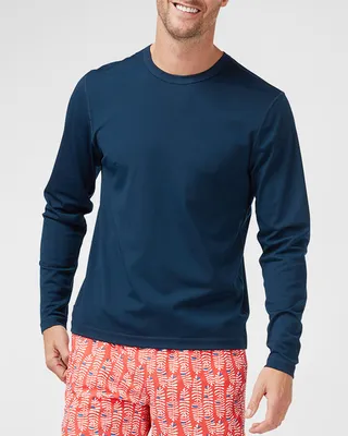 Men's Solid Long-Sleeve Rash T-Shirt