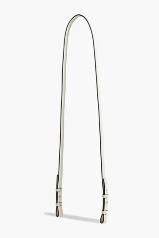 Leather bag strap
