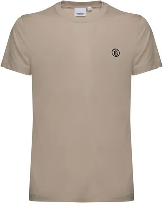 Cotton T-shirt With Monogram Motif