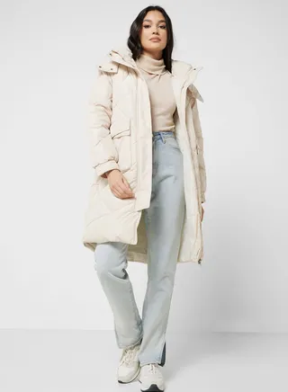 Longline Puffer Jacket