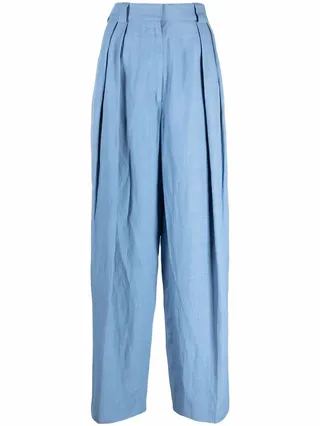 High-Waist Tailored Trousers