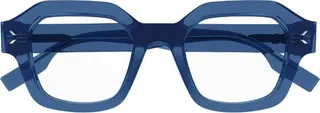 Alexander McQueen Eyewear Rectangle Frame Glasses