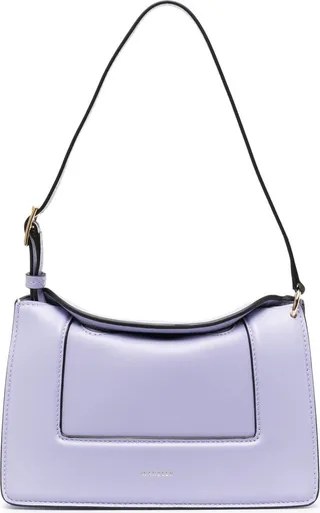 Wing Purple Mini Penelope Leather Shoulder Bag