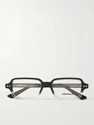 Rectangular-Frame Acetate Optical Glasses