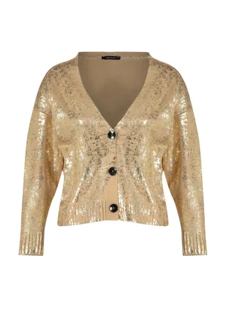 V-Neck Knitted Cardigan