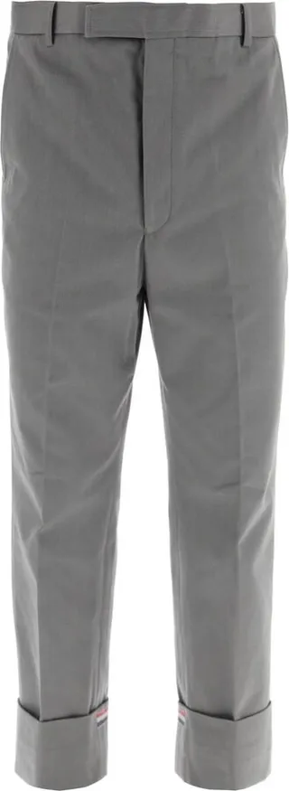 Thom Browne RWB-Striped Straight-Leg Tailored Trousers