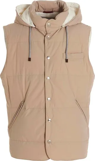 Brunello Cucinelli Hooded Down Gilet