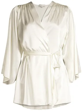Satin Short Robe