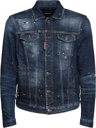 Logo cotton denim jacket