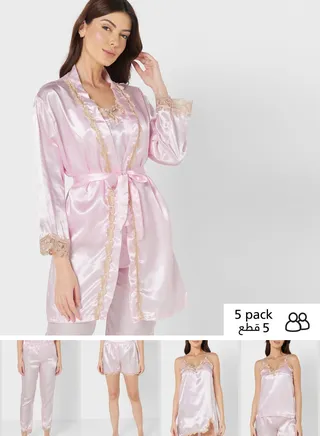 5 Piece Pyjama Set