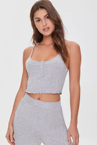 Lettuce-Edge Lounge Cami