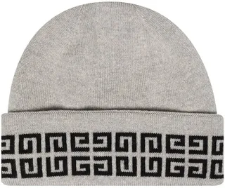 4G intarsia knitted beanie