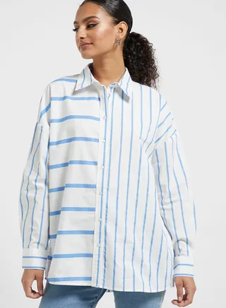 Striped Button Down Shirt
