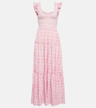 Chessie floral cotton maxi dress