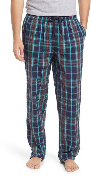 Saltwater Plaid Seersucker Pajama Pants