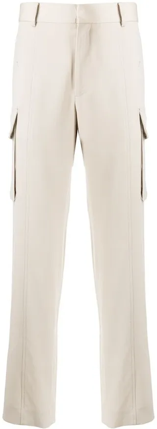 Straight-Leg Cargo Trousers