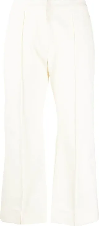 High-Waisted Cropped Trousers