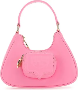 Chiara Ferragni Eyelike-Embossed Zipped Mini Tote Bag