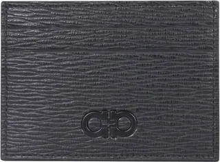 Salvatore Ferragamo Gancini Logo Embossed Cardholder