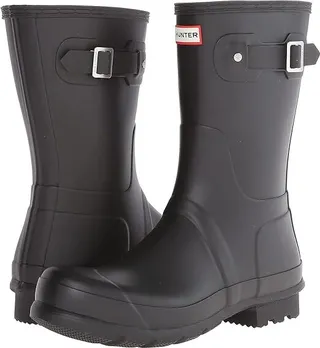 Hunter Original Short Rain Boots (Black) Men's Rain Boots