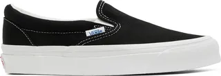 Vans Black OG Classic Slip-On Sneakers