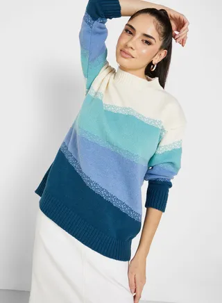 Colorblock Cardigan