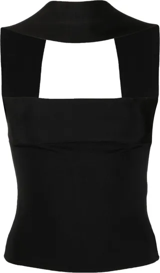 Halterneck Knitted Top
