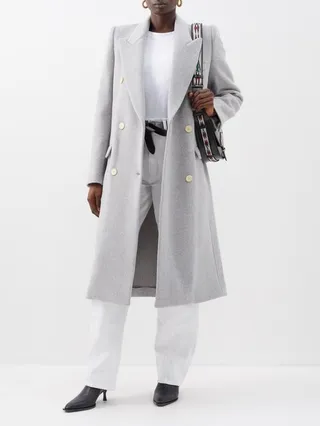 Enarryli Double-breasted Wool-blend Coat