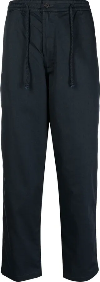 Drawstring Straight Trousers
